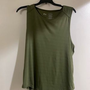 Zyia Green Horizon Muscle Tank size large